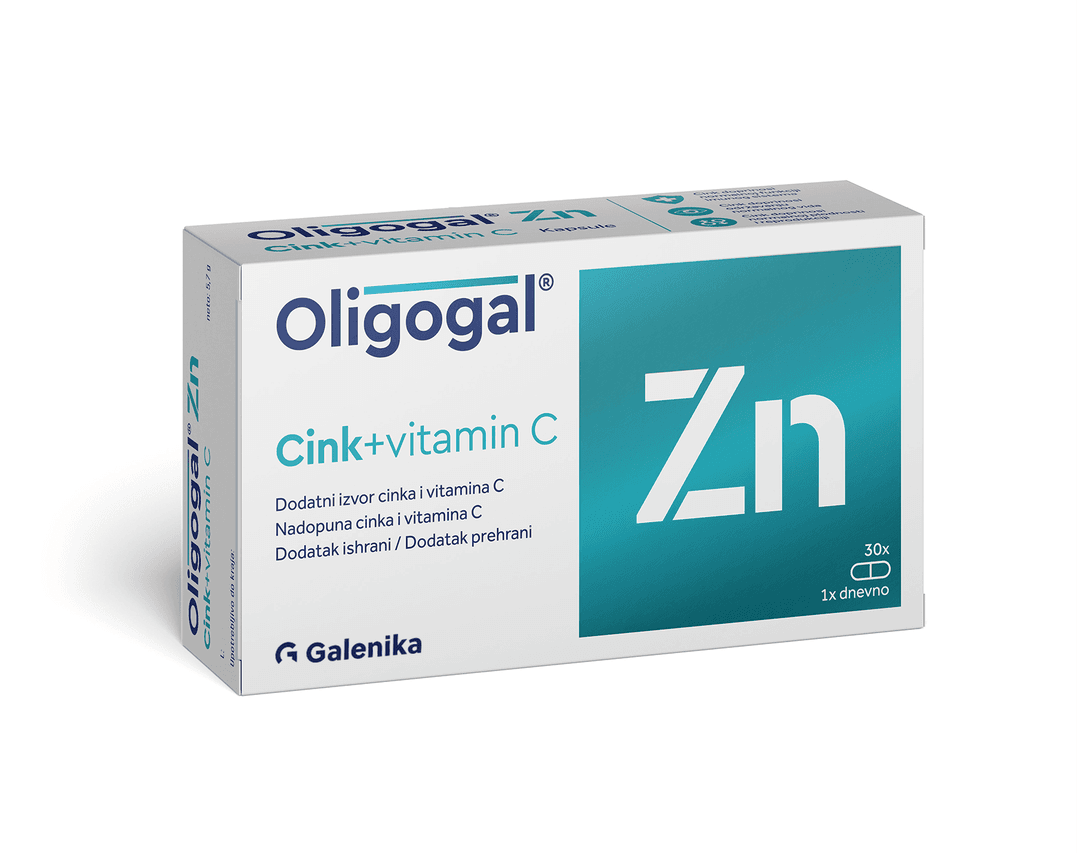 Oligogal Zn 30 kapsula