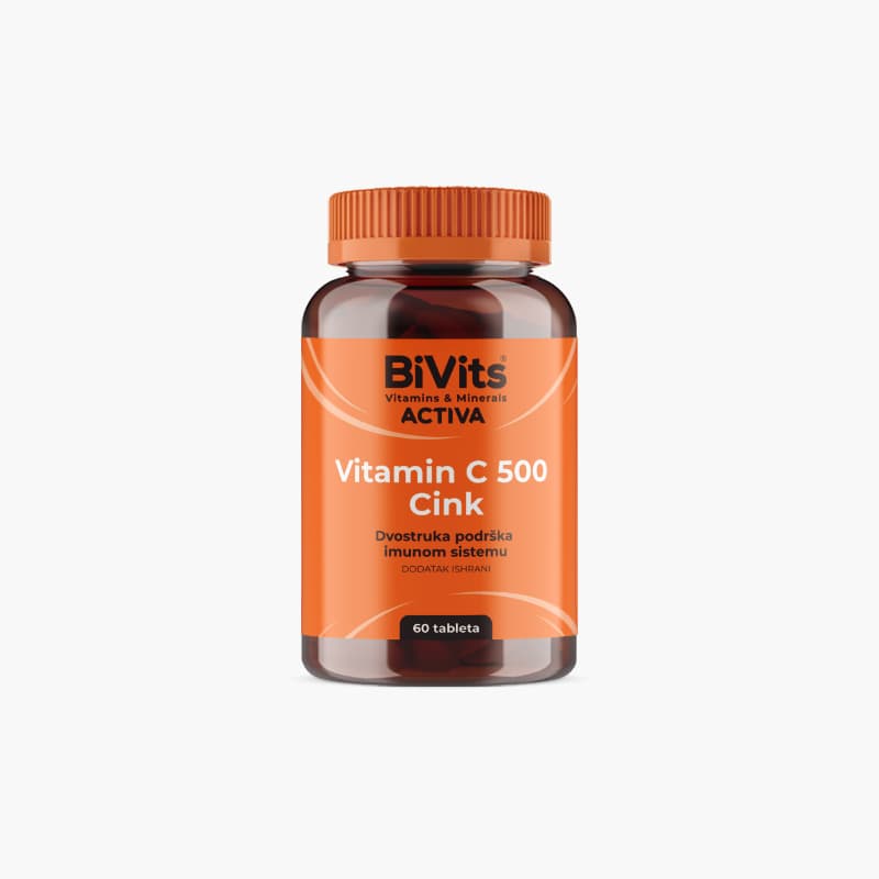 BiVits Activa Vitamin C 500 i Cink 60 tableta