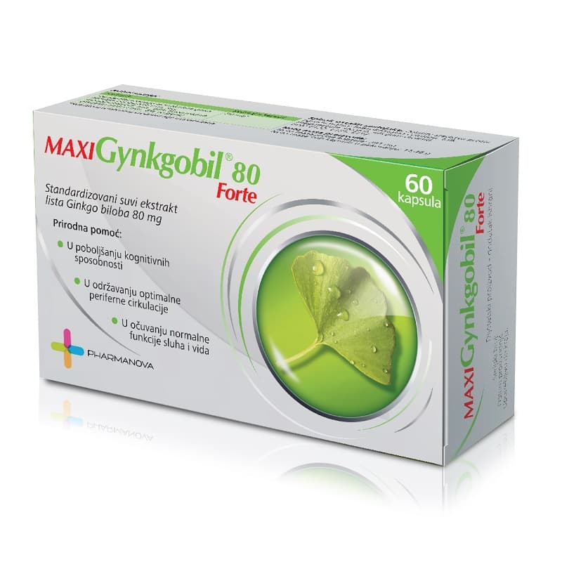 Gynkobil maxi forte 80 mg 60 kapsula