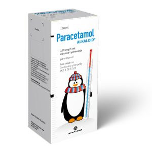 PARACETAMOL ALKALOID® 120mg/5mL oral suspension