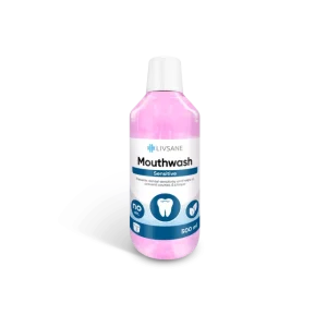 LIVSANE Tečnost za ispiranje usta Sensitive, 500 ml